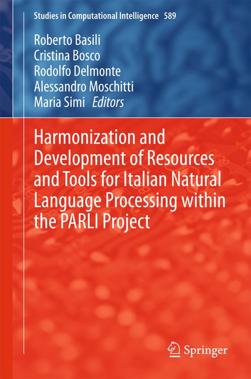Produktbild: Harmonization and Development of Resources and Tools for Italian Natural Language Processing within the PARLI Project