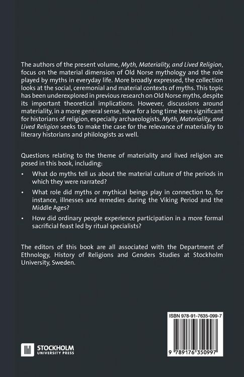 Produktbild: Myth, Materiality, and Lived Religion