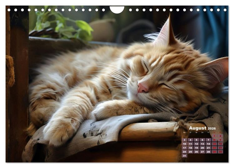 Produktbild: Wenn sie schlafen... (Wandkalender 2026 DIN A4 quer), CALVENDO Monatskalender