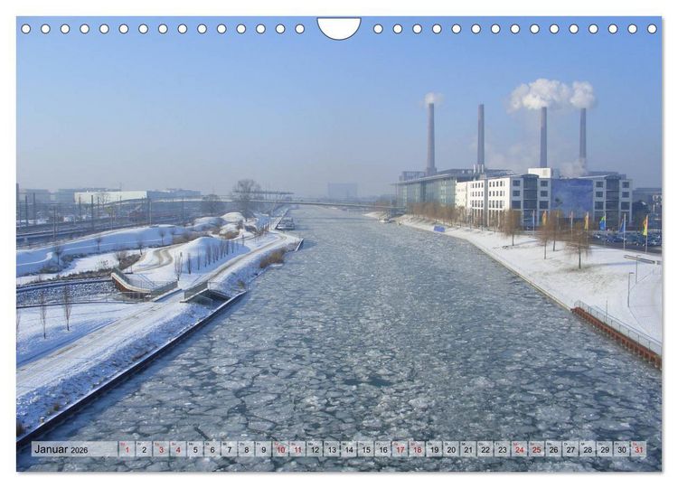 Produktbild: Wolfsburg - mehr als graue Industrie. (Wandkalender 2026 DIN A4 quer), CALVENDO Monatskalender