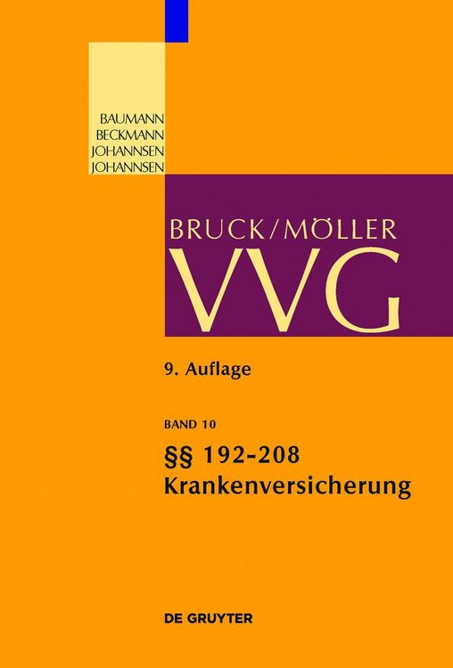 Produktbild: Krankenversicherung &sect;&sect; 192-208