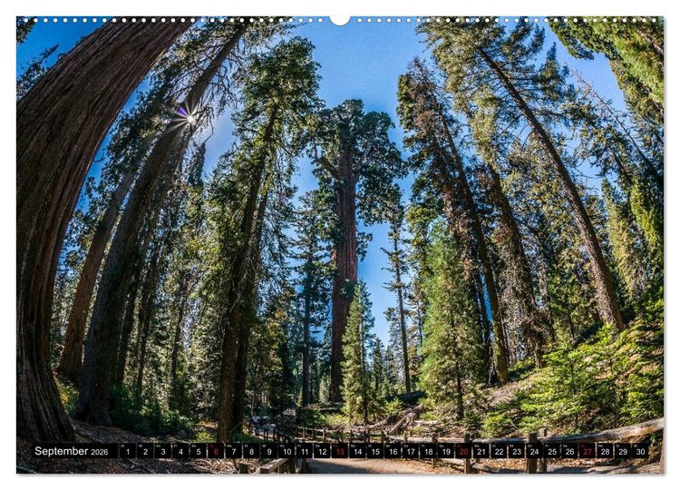 Produktbild: Entlang der Sierra Nevada (Wandkalender 2026 DIN A2 quer), CALVENDO Monatskalender