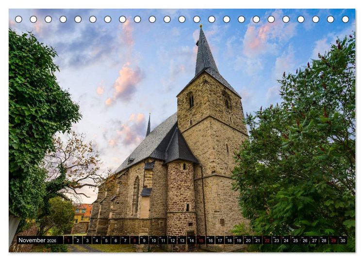 Produktbild: Lutherstadt Eisleben Impressionen (Tischkalender 2026 DIN A5 quer), CALVENDO Monatskalender