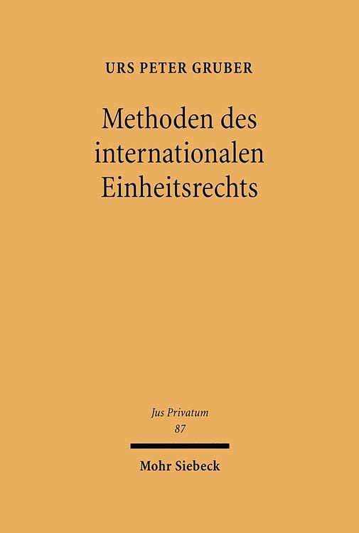 Produktbild: Methoden des internationalen Einheitsrechts