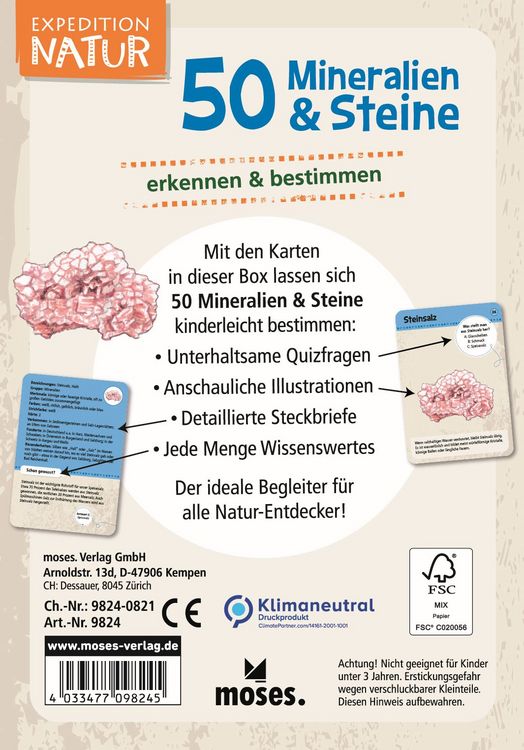 Produktbild: Exp Natur 50 Mineralien und Steine