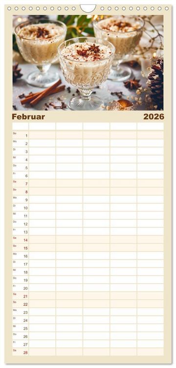 Produktbild: Familienplaner 2026 - Alles Reis oder was?! - Ideen f&uuml;r s&uuml;&szlig;e und herzhafte Reisgerichte mit 5 Spalten (Wandkalender, 21 x 45 cm) CALVENDO