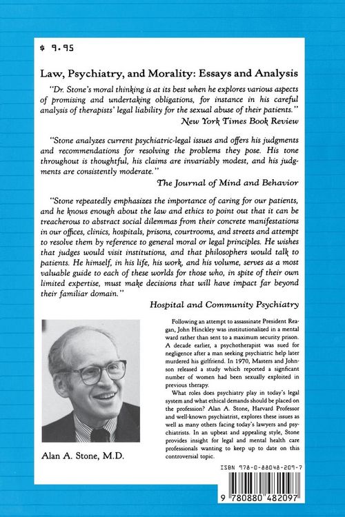Produktbild: Law, Psychiatry, and Morality