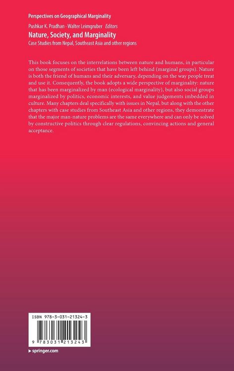 Produktbild: Nature, Society, and Marginality