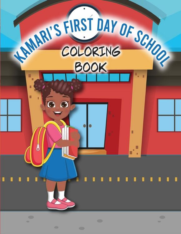 Produktbild: Kamari's First Day of School Coloring Book