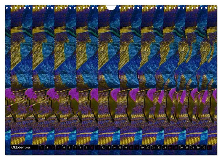 Produktbild: Magische Bilder - 3D Stereogramme (Wandkalender 2026 DIN A3 quer), CALVENDO Monatskalender