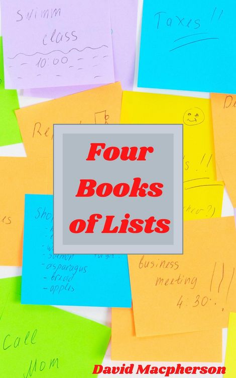 Produktbild: Four Books of Lists