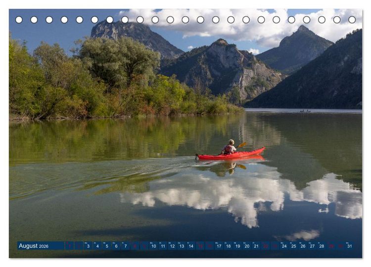 Produktbild: Salzkammergut und Eisenwurzen (Tischkalender 2026 DIN A5 quer), CALVENDO Monatskalender