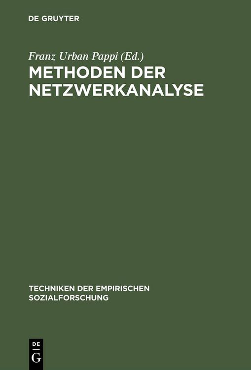 Produktbild: Methoden der Netzwerkanalyse