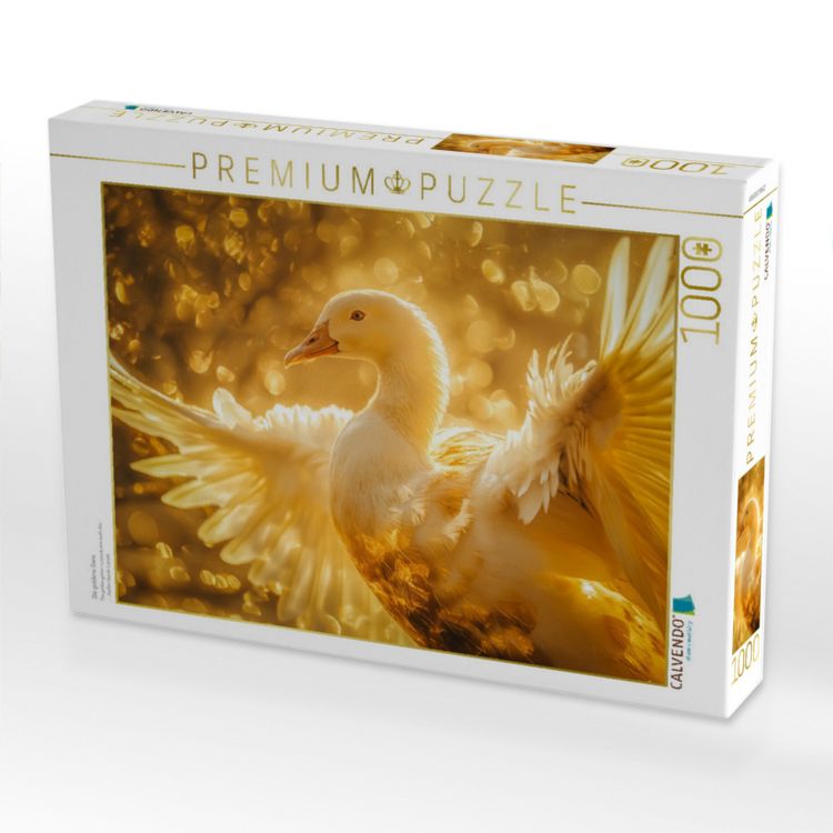 Produktbild: CALVENDO Puzzle Die goldene Gans | 1000 Teile Lege-Gr&ouml;&szlig;e 64x48cm Foto-Puzzle f&uuml;r gl&uuml;ckliche Stunden