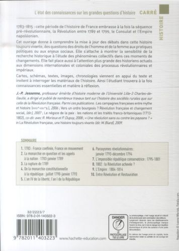 Produktbild: R&eacute;volution et Empire, 1783-1815