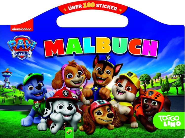 Produktbild: PAW Patrol Malbuch mit über 100 Stickern