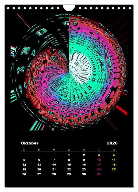 Produktbild: Energie-Spiralen 2026 (Wandkalender 2026 DIN A4 hoch), CALVENDO Monatskalender
