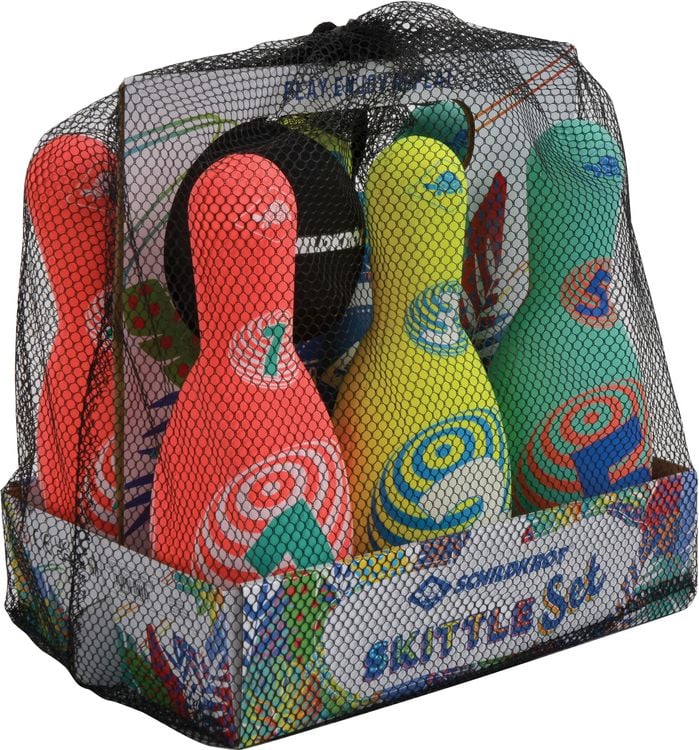 Produktbild: NEOPREN KEGEL-SET im Kartontr&auml;ger mit Meshbag,