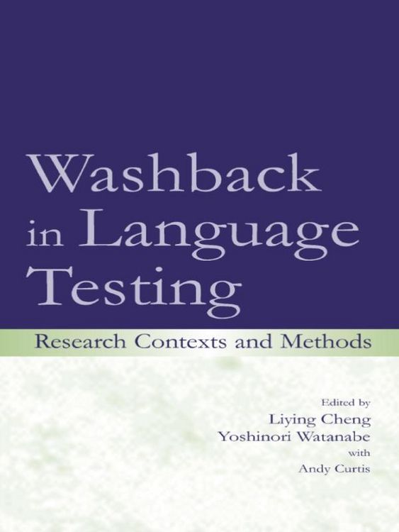 Produktbild: Washback in Language Testing