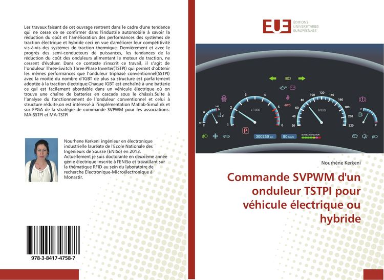 Produktbild: Commande SVPWM d'un onduleur TSTPI pour v&eacute;hicule &eacute;lectrique ou hybride