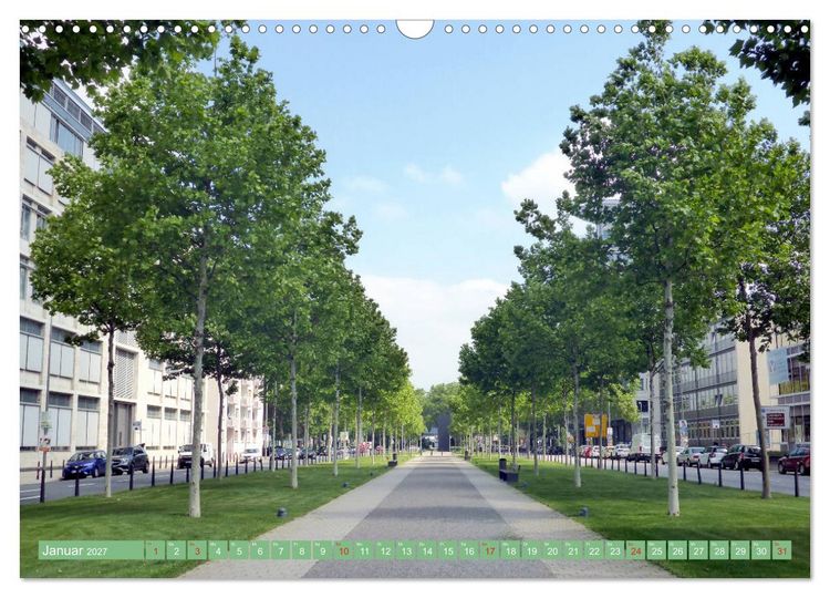 Produktbild: Gr&uuml;nes Mannheim (Wandkalender 2027 DIN A3 quer), CALVENDO Monatskalender