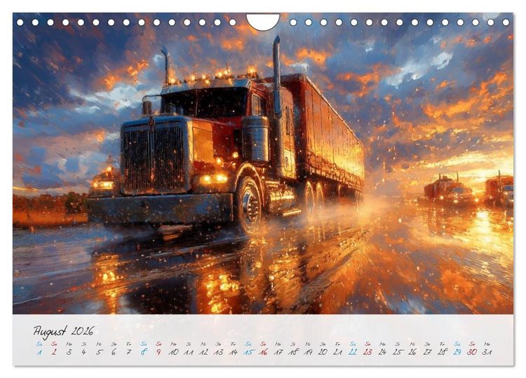 Produktbild: Giganten der Stra&szlig;e (Wandkalender 2026 DIN A4 quer), CALVENDO Monatskalender