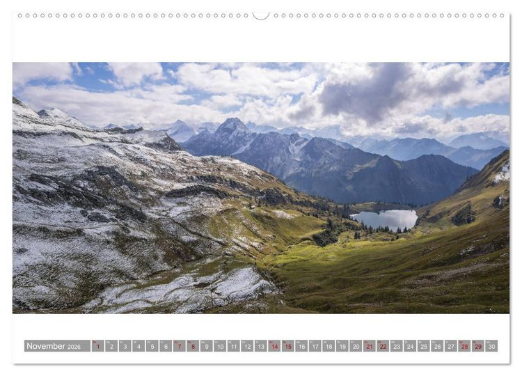 Produktbild: Oberallg&auml;u Panorama (hochwertiger Premium Wandkalender 2026 DIN A2 quer), Kunstdruck in Hochglanz