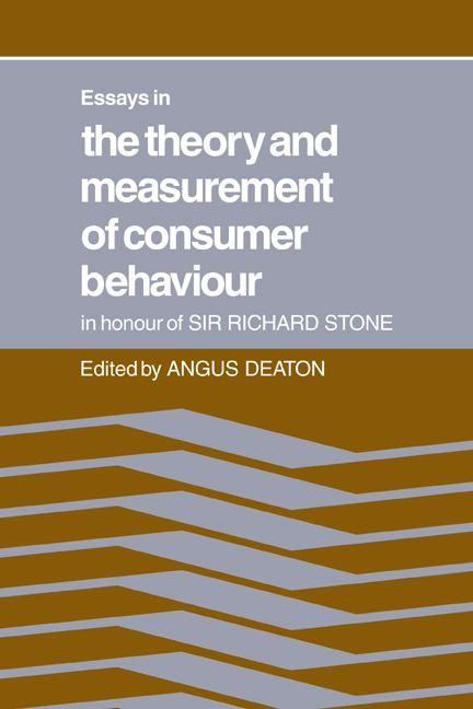 Produktbild: Essays in the Theory and Measurement of Consumer Behaviour