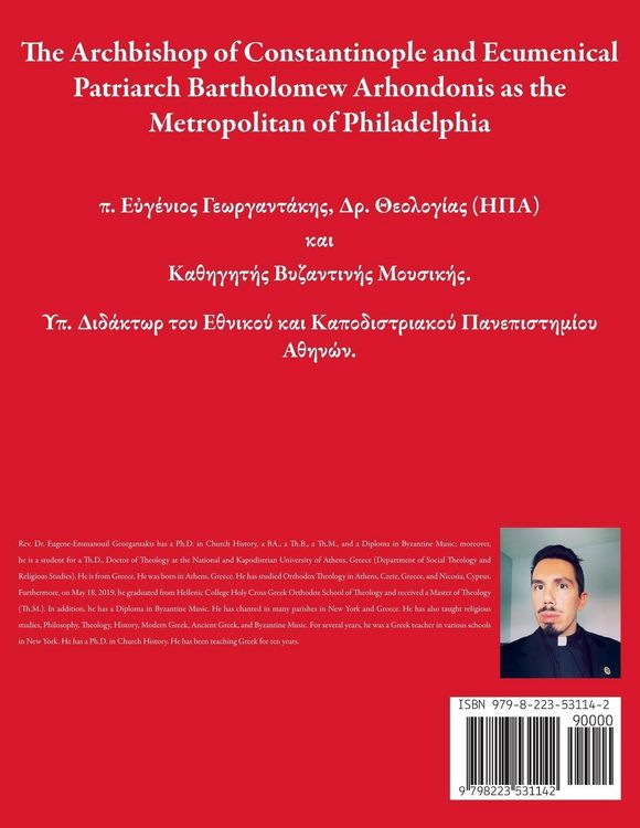 Produktbild: The Archbishop of Constantinople and Ecumenical Patriarch Bartholomew Arhondonis as the Metropolitan of Philadelphia