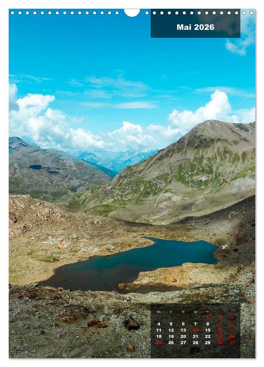 Produktbild: Die Traumhaften Seen der Alpen (Wandkalender 2026 DIN A3 hoch), CALVENDO Monatskalender