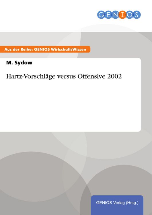 Produktbild: Hartz-Vorschl&auml;ge versus Offensive 2002