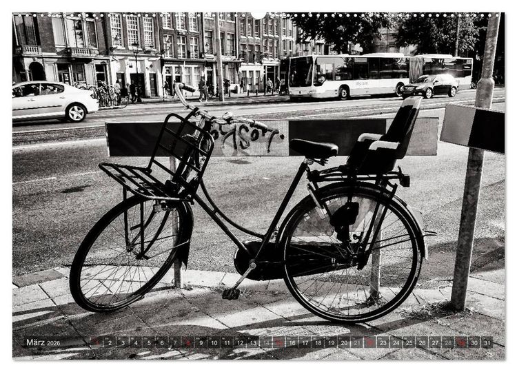Produktbild: Ein Blick auf Amsterdam (hochwertiger Premium Wandkalender 2026 DIN A2 quer), Kunstdruck in Hochglanz