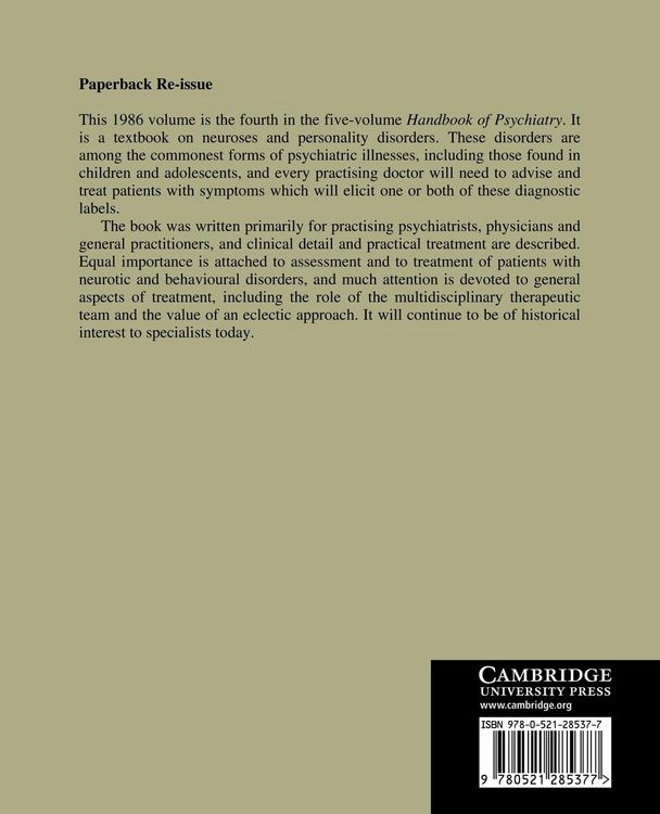 Produktbild: Handbook of Psychiatry