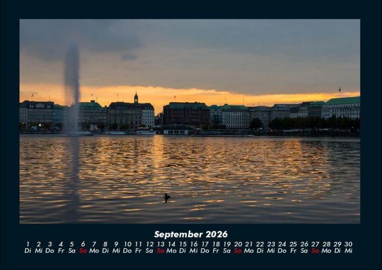 Produktbild: Hamburgs Sch&ouml;nheit 2026 Fotokalender DIN A4