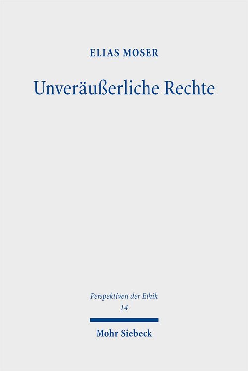Produktbild: Unver&auml;u&szlig;erliche Rechte