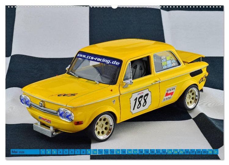 Produktbild: NSU TT CUP Auch im Kleinen ganz Gro&szlig; (hochwertiger Premium Wandkalender 2026 DIN A2 quer), Kunstdruck in Hochglanz
