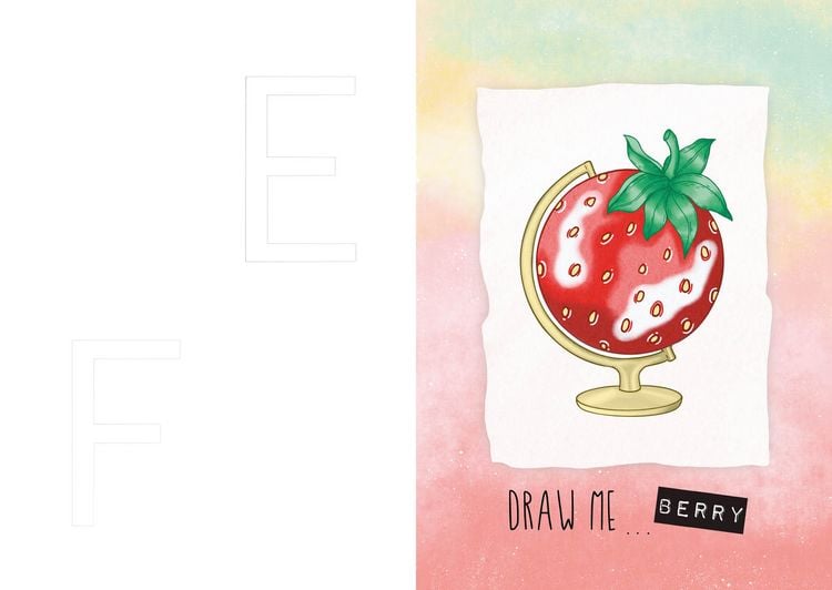 Produktbild: Dein verr&uuml;cktes Zeichenbuch &ndash; Draw me ... fruity, slimy, shiny, planty &ndash; Von YouTuberin Foxy Draws