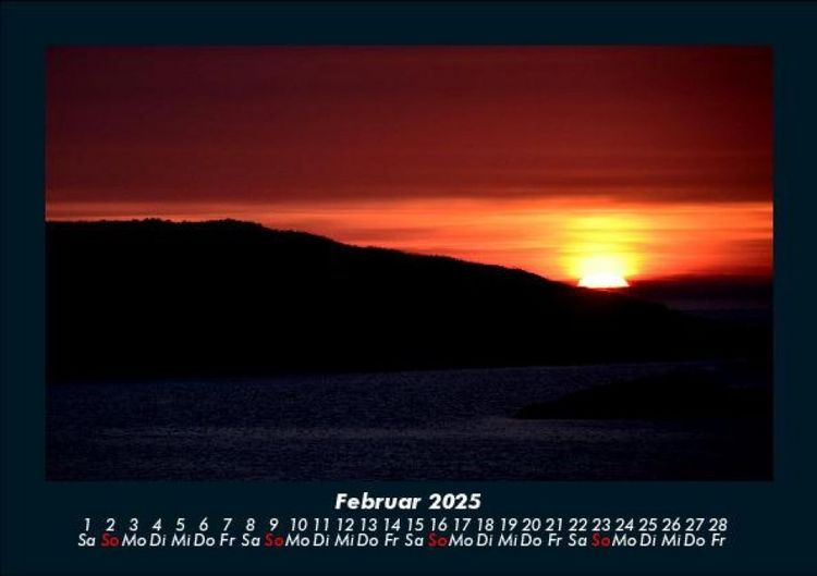 Produktbild: Sonnenuntergang 2025 Fotokalender DIN A5