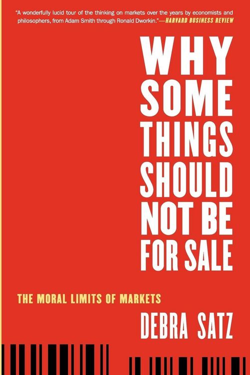 Produktbild: Why Some Things Should Not Be for Sale
