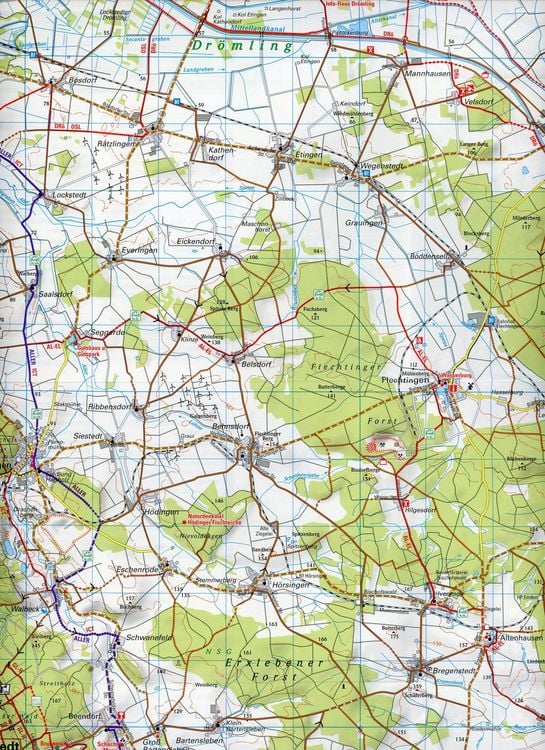 Produktbild: ADFC-Regionalkarte Magdeburg & Umgebung, 1:75.000, mit Tagestourenvorschlägen, reiß- und wetterfest, E-Bike-geeignet, GPS-Tracks-Download