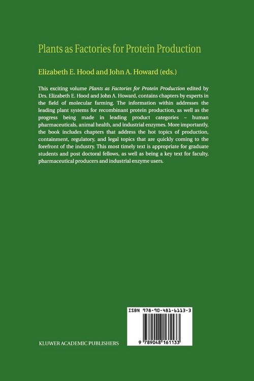 Produktbild: Plants as Factories for Protein Production