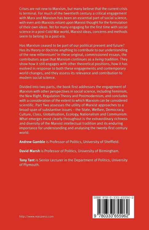 Produktbild: Marxism and Social Science