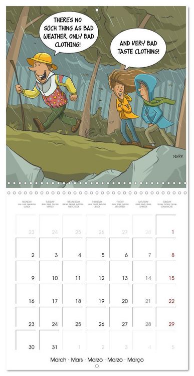 Produktbild: OK, Boomer - Cartoons (Wall Calendar 2026 12 &times; 12 Inch) CALVENDO 12 Month Wall Calendar