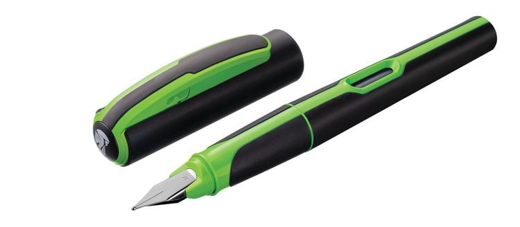 Produktbild: Pelikan F&uuml;ller Style Feder M, Neongr&uuml;n, f&uuml;r Rechts- und Linksh&auml;nder
