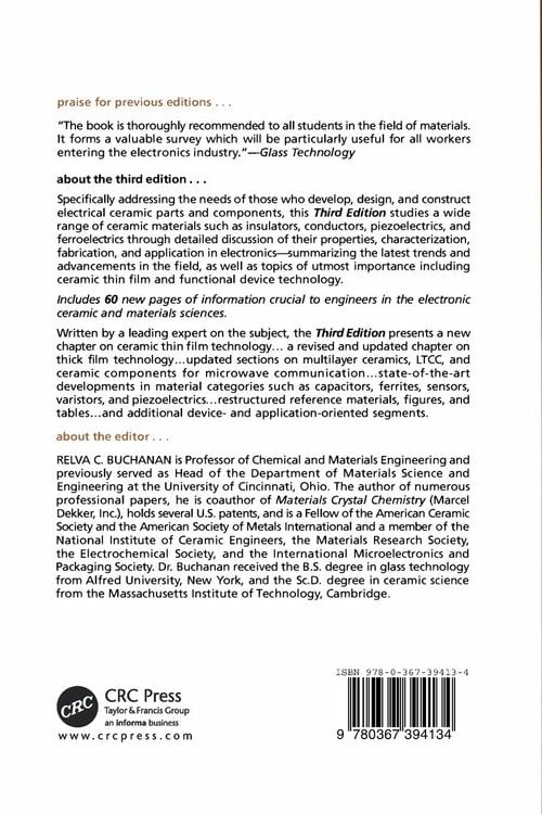 Produktbild: Ceramic Materials for Electronics