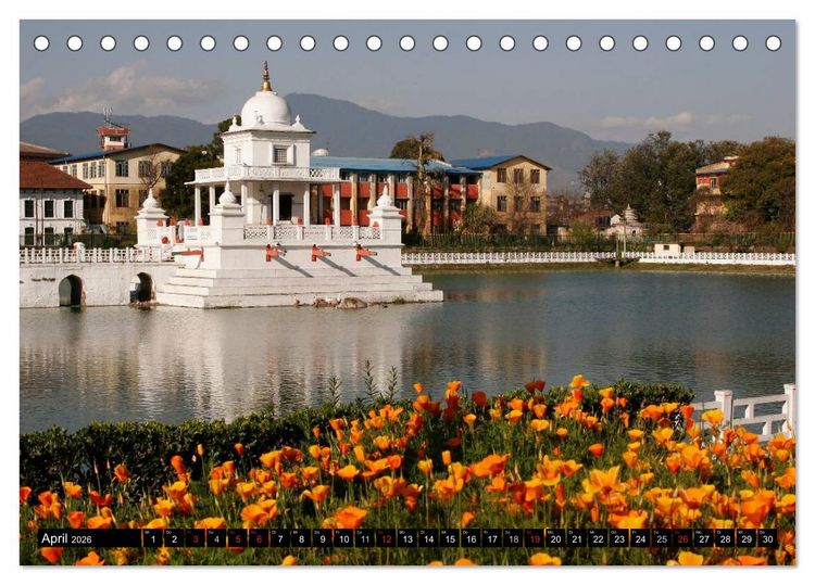 Produktbild: Nepal (Tischkalender 2026 DIN A5 quer), CALVENDO Monatskalender