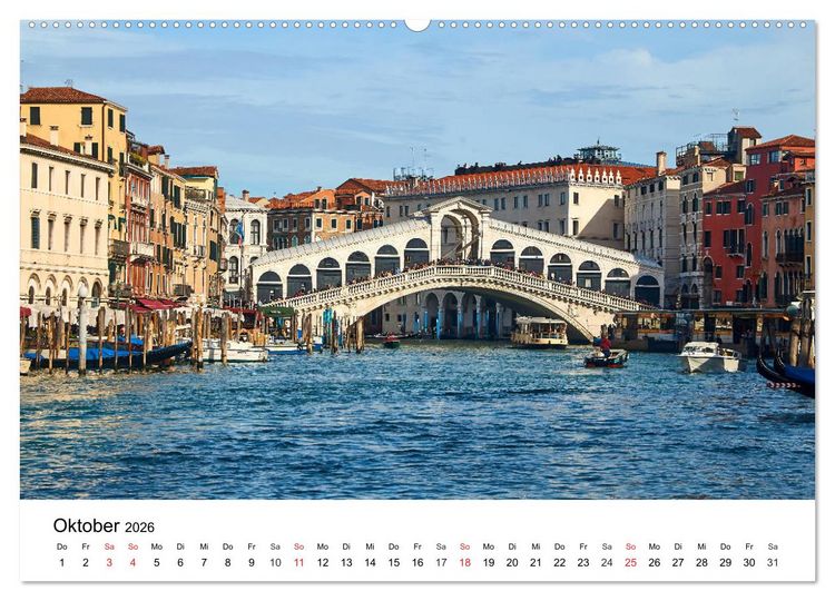 Produktbild: Einzigartiges Italien (hochwertiger Premium Wandkalender 2026 DIN A2 quer), Kunstdruck in Hochglanz