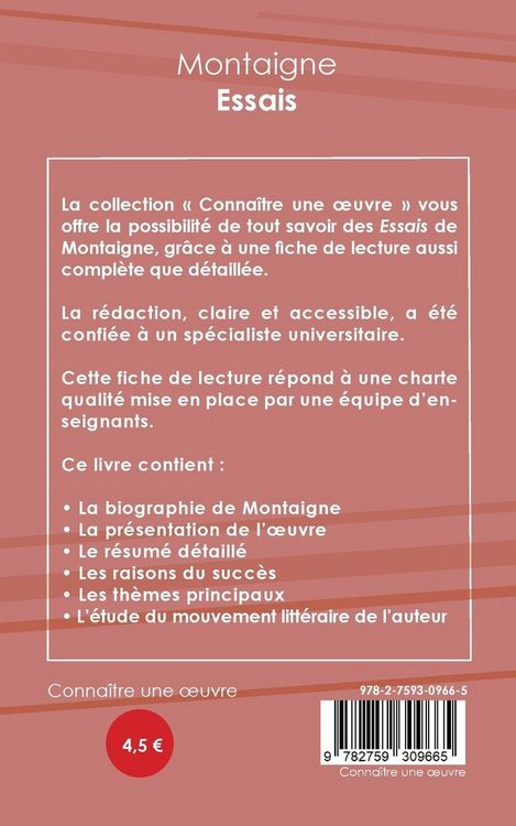 Produktbild: Fiche de lecture ' Des Cannibales ' et ' Des Coches ' dans les Essais de Montaigne (analyse litt&eacute;raire de r&eacute;f&eacute;rence et r&eacute;sum&eacute; complet)