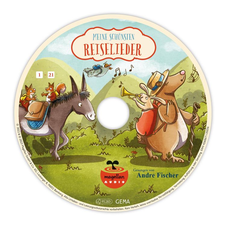 Produktbild: &Ouml;hrchen auf! Meine sch&ouml;nsten Reiselieder (Audio-CD)