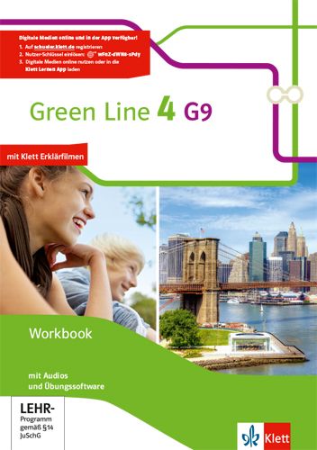 Produktbild: Green Line 4 G9. Workbook mit digitalen Medien zum Arbeitsheft in der Klett Lernen App Klasse 8